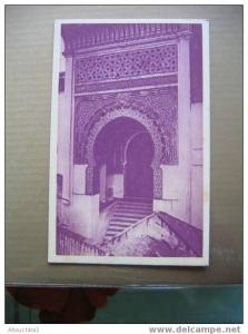 ALGERIE   EX COLONIE FRANCAISE   CENTENAIRE EN 1930 TLEMCEN PORTE PRINCIPALE MOSQUEE SIDI BOU MEDINE TERRE ACCUEILLANTE