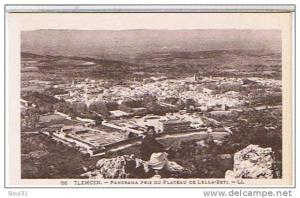 TELMCEN-  PANORAMA  PRIS  DU PLATEAU  DE LELLA - SETI    TTBE