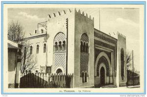 CARTE POSTALE 23 TLEMCEN LA MEDERSA . PHOTOTYPIE ETAB PHOTO ALBERT 5 RUE ROCHAMBEAU ALGER