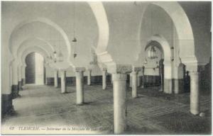 TLEMCEN - Intérieur de la Mosquée de Sidi-Haloui