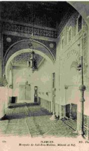187 - TLEMCEN - Mosquee de Sidi-Bou-Medine, Mihrab et nef    ND Phot