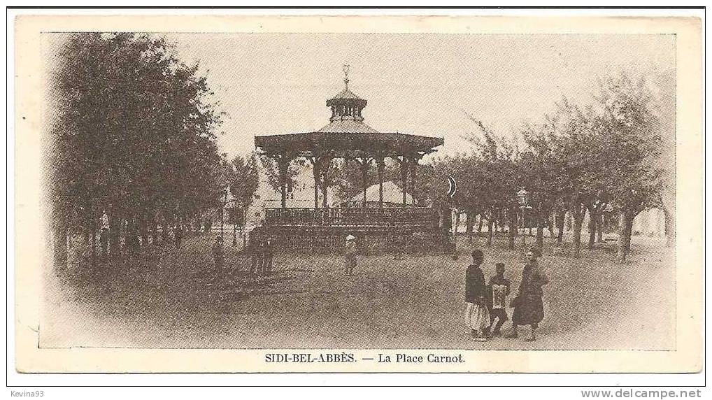 Algérie Sidi-les-Abbès . La Place Carnot