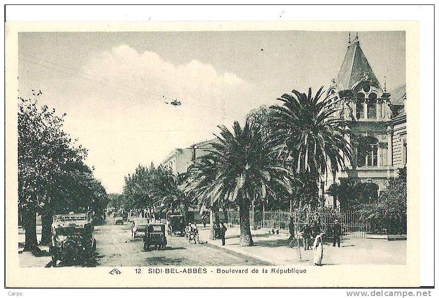 SIDI-BEL-ABBÈS - Boulevard de la République.