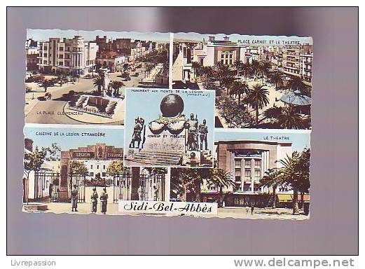 cpsm ,  Sidi Bel Abbés, vues multiples   ,  voyagé