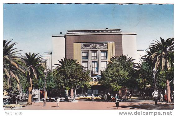 ALGERIE.SIDI BEL ABBES.LE THEATRE MUNICIPALE...etat plissure