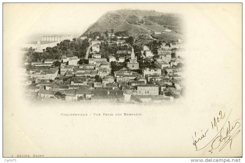 ALGERIE - PHILIPPEVILLE - SKIKDA - Vue prise des remparts