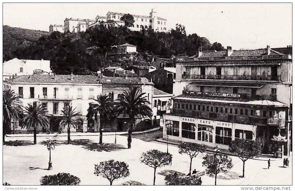 Peu Commun PHILIPPEVILLE Restaurant LAGLEYZE Grand café de FOY PLACE MARINE SKIKDA 1920s¤ LL 120¤ ALGERIE COLONIES 189AA
