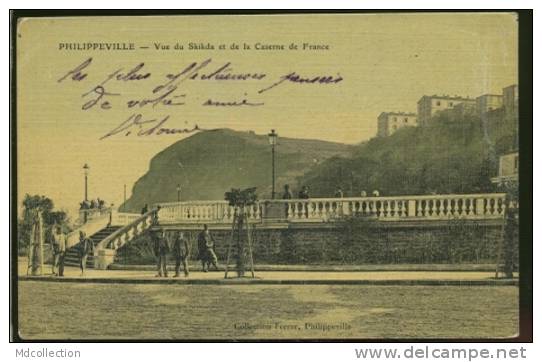 ALGERIE PHILIPPEVILLE /  Vue du Skikda et de la caserne de France / toilée couleur