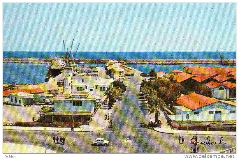 AFRIQUE. ALGERIE. SKIKDA. Vue Générale sur Le Port.