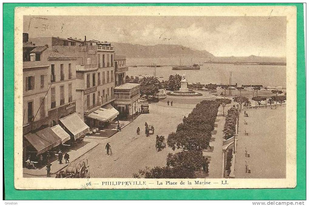 PHILIPPEVILLE LA PLACE DE LA MARINE N° 96