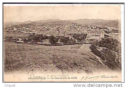 cpa pionnière (avant 1904) Algérie Philippeville,vue prise du Skikda
