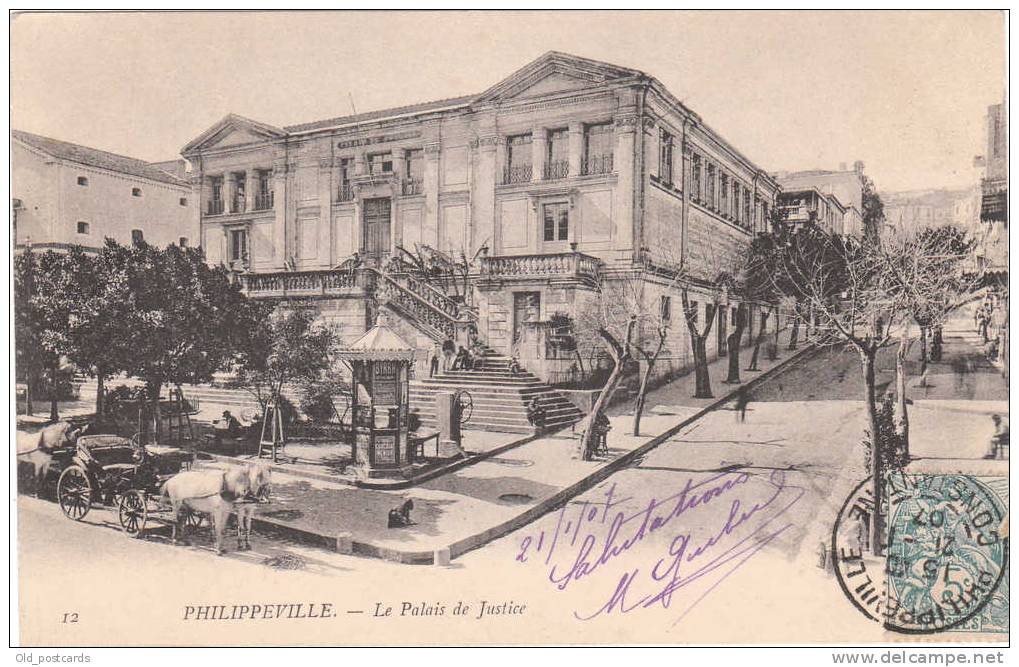 PHILIPPEVILLE, PALAIS DE JUSTICE - 1907
