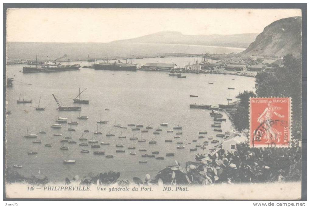 PHILIPPEVILLE - Vue générale du Port - ND 149