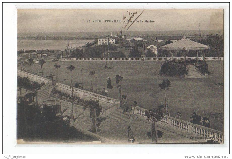 PHILIPPEVILLE , PLACE DE LA MARINE