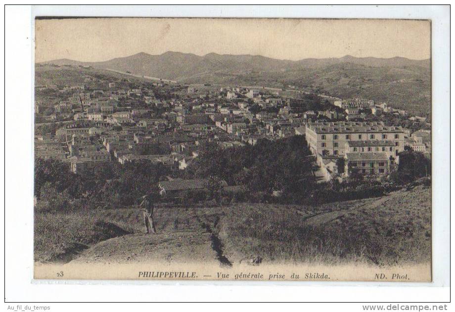 PHILIPPEVILLE , VUE GENERALE PRISE DU SKIKDA