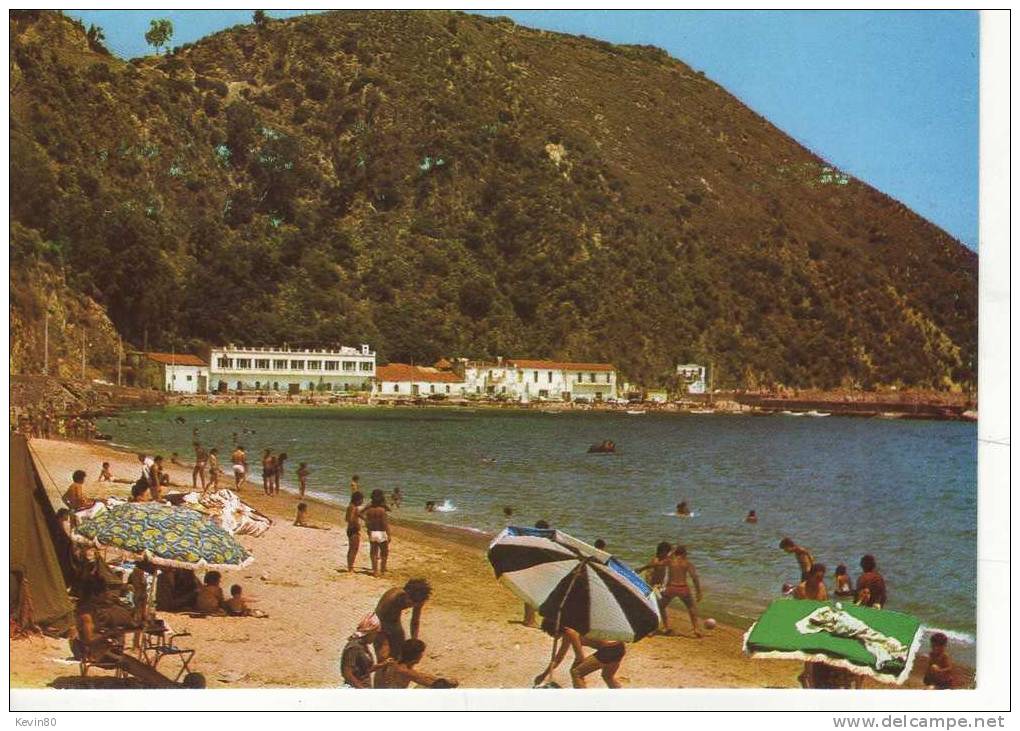 ALGERIE SKIKDA La Plage cpm couleur animée