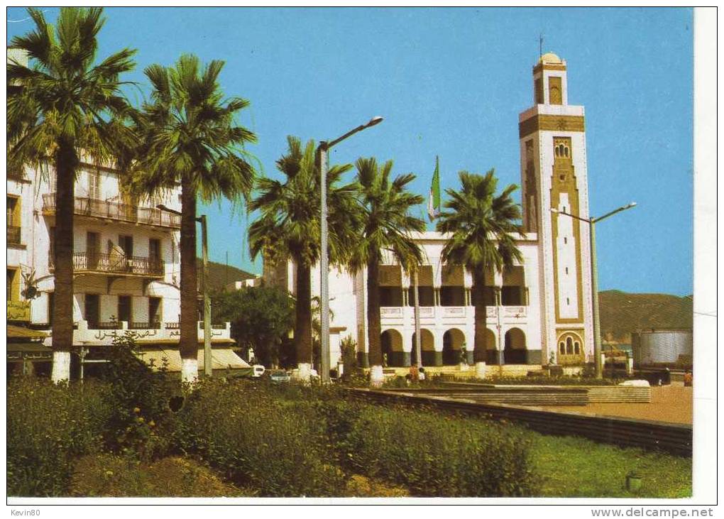 ALGERIE SKIKDA L'Hôtel de Ville cpm couleur