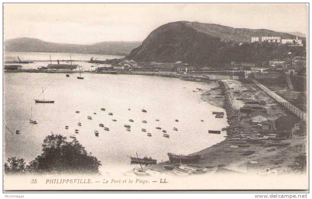 PHILIPPEVILLE - Le Port et la Plage