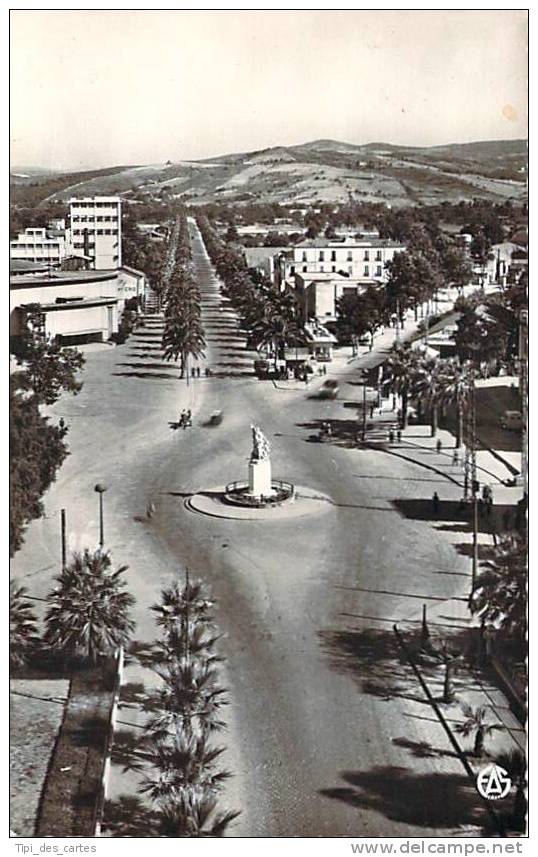 Algérie - Phillippeville - Les Allées Barrot, Monument du 3e Zouaves