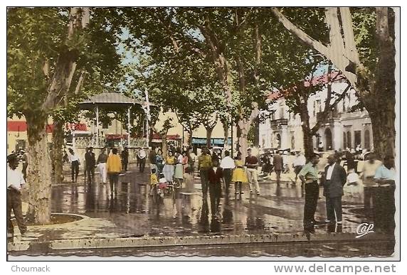 TLEMCEM 1965 PLACE EMIR ABDELKADER  KIOSQUE