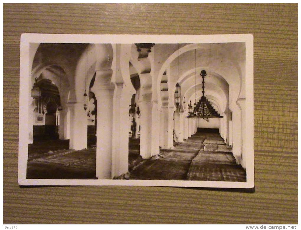 ALGERIE TLEMCEN INTERIEUR DE LA MOSQUEE ND