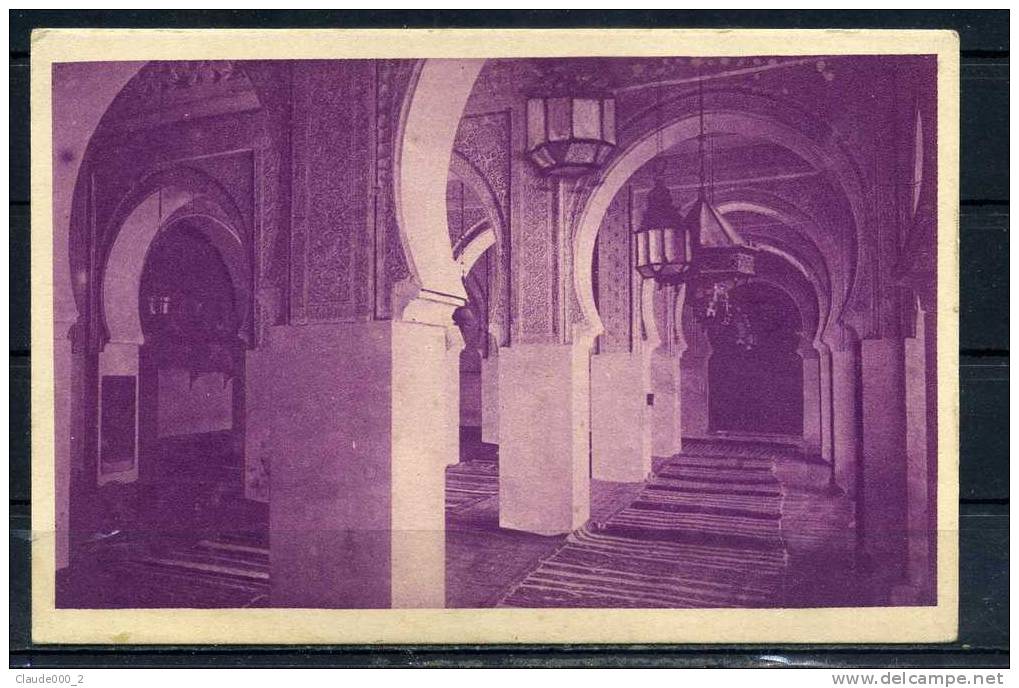 TLEMCEN . Mosquée de Sidi Bou Médine . Salle de priére .  Voir Recto - Verso  (K203)