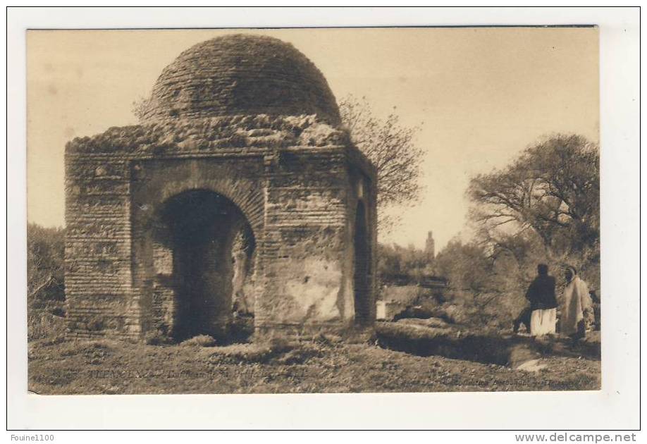 ALGERIE  tlemcen tombeau de la princesse  ( recto verso )