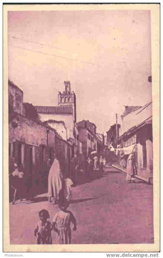 ALGERIE Fêtes du Centenaire TLEMCEN  Une rue