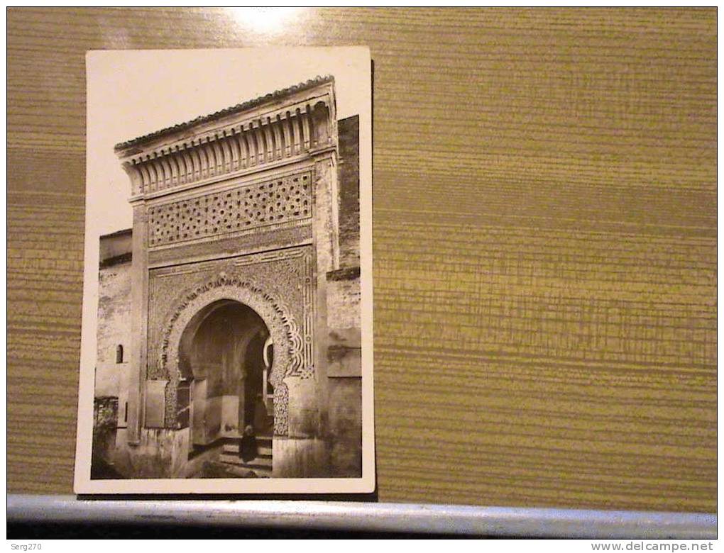 ALGERIE TLEMCEN PORTAIL DE LA MOSQUEE DE SIDI  BOU MEDINE