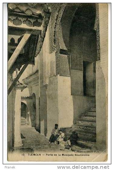 ALG004 - TLEMCEN - Porte de la Mosquée Boumédine (CPA authentique)