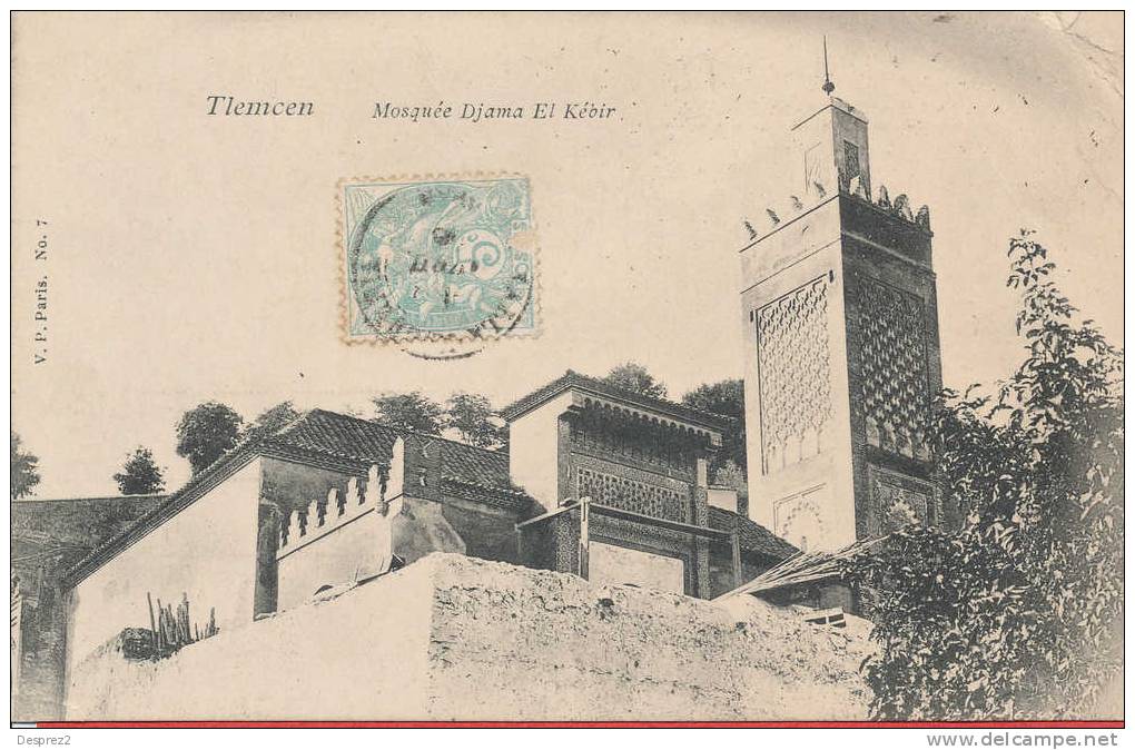 TLEMCEN cpa Mosquée Djama El Kébir            7 VP