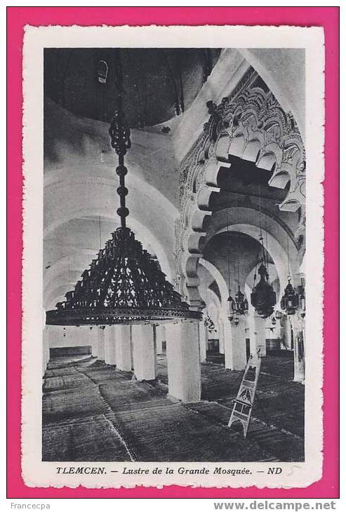 1078  ALGERIE  TLEMCEN  Lustre de la Grande Mosquée