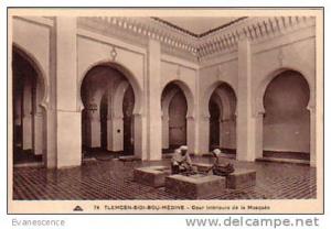 TLEMCEN SIDI BOU MEDINE INTERIEUR DE LA MOSQUEE REF3935