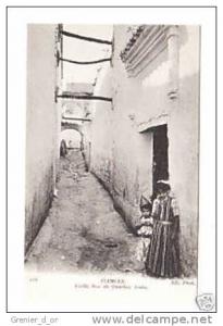 tlemcen vieille rue du quartier arabe