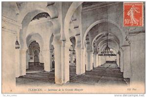 Algérie - Tlemcen - Intérieur de la Grande Mosquée