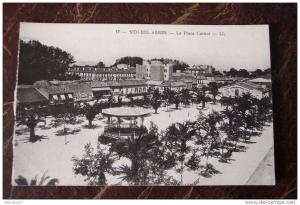 CPA--GG-- ALGERIE - SIDI BEL ABBES - la place carnot (provenance d un carnet)