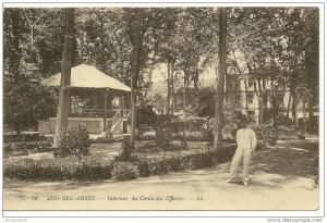 46 - SIDI-BEL-ABBES - INTERIEUR DU CERCLE DES OFFICIERS ( Animées )