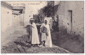 SID-BEL -ABBES -  Au Village Négre