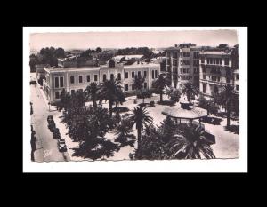SIDI BEL-ABBES - LA PLACE CARNOT ET LE TRIBUNAL