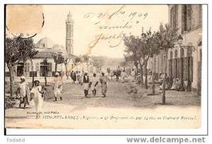SIDI BEL ABBES LE BOULEVARD DU 2e SAPHIS AU FAUBOURG BUGEAUD ANIMATION ECRITE