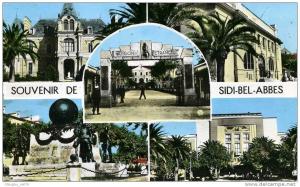 SOUVENIR DE SIDI BEL ABBES...5 VUES...CPSM PETIT FORMAT