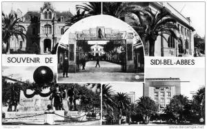 SOUVENIR DE SIDI BEL ABBES....5 VUES.....CPSM PETIT FORMAT