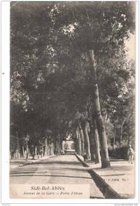 Algérie  SIDI BEL ABBES  Avenue de la gare  Porte d´ Oran