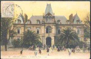 460 SIDI BEL ABBES – L’HOTEL DE VILLE        ( taxe Italien )
