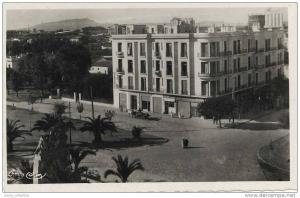 Algérie - Sidi Bel Abbes Monument aux Morts et Avenue Loubet