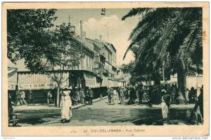 ALGERIE SIDI BEL ABBES - Rue Catinat