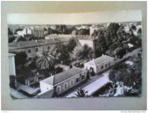 CPSM DE SIDI BEL ABES vue aérienne de l'Hopital Militaire