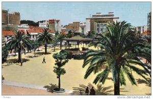 Algérie. Sidi bel Abbes. Place Carnot  (  CPSM CAP 70 ).
