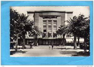 algérie Française-sidi bel abbes-le théatre la place animée  -années 40-50