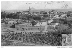 SETIF (ALGERIE) Vue generale en 1908